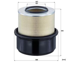MANN Luftfilter (Ersatz)  für Audi A3 Typ 8V (Sportback) 