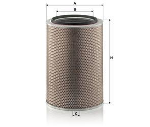 MANN Luftfilter (Ersatz)  für Jaguar XJ Typ XJ 