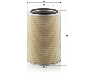MANN Luftfilter (Ersatz)  für Fiat Ducato Bus Typ 250 Facelift 