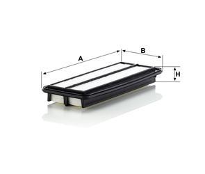 MANN Luftfilter (Ersatz)  für Honda Accord VIII Limousine (CU) 