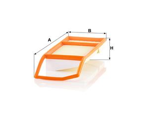 MANN Luftfilter (Ersatz)  für Fiat 500 Cabrio Facelift Typ 312 
