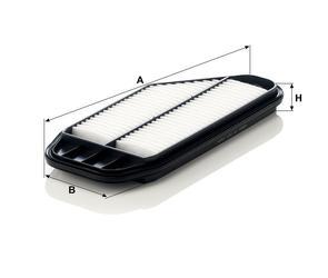 MANN Luftfilter (Ersatz)  für Chevrolet Spark Typ KL1M 
