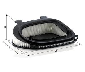 MANN Luftfilter (Ersatz)  für BMW X6 Typ E71 (X70, X6, X-N1, HY) 