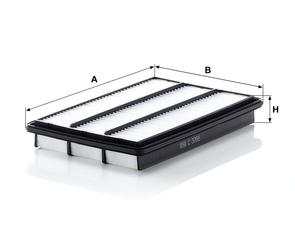 MANN Luftfilter (Ersatz)  für Mitsubishi Pajero IV Typ V80 
