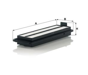 MANN Luftfilter (Ersatz)  für Honda Accord VII Limousine (CL,CN) 
