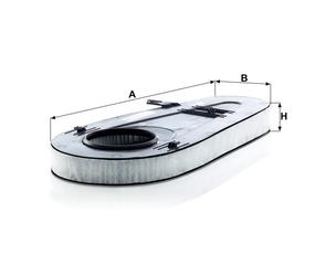 MANN Luftfilter (Ersatz)  für BMW 525d xDrive Typ F10 (Limousine) 